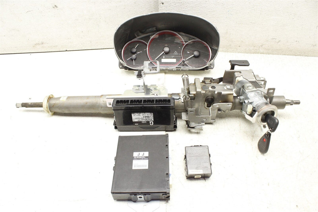 2008 Subaru Impreza WRX STI Steering Column Ignition & Key ECU Kit 08