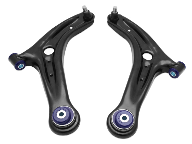 Superpro Fits 13-17 Ford Fiesta Complete Front Lower Control Arm Kit (Caster