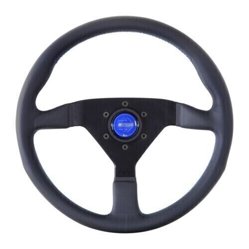 MOMO Monte Carlo Steering Wheel 350mm Blue Stitching  MONTECARLO