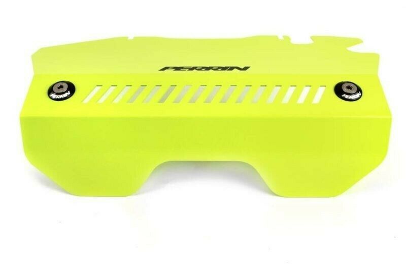 Perrin Engine Cover Kit Neon Yellow for 15-20 Subaru WRX PSP-ENG-165NY