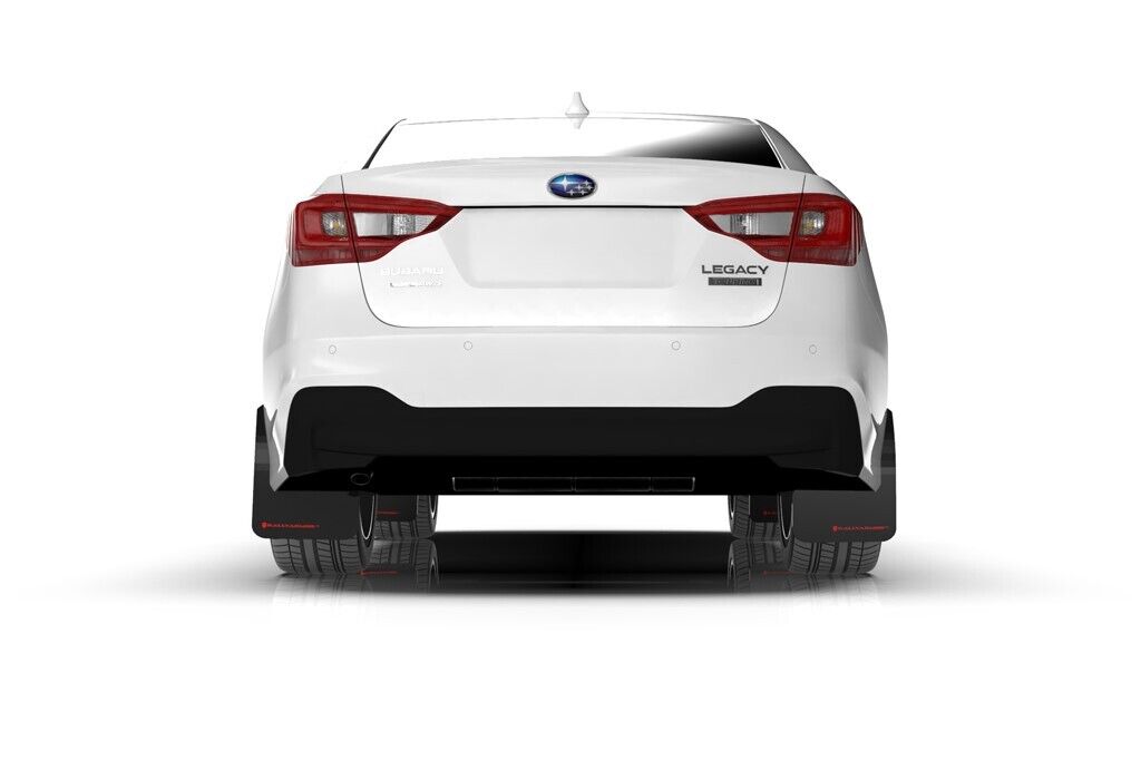 Rally Armor UR Black Mud Flaps w/ Red Logo for 2020-2023 Subaru Legacy