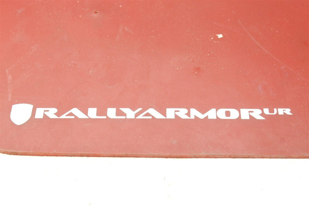 RallyArmor Rally Armor Universal fitment UR Red Mud Flap W/ White Logos Pair