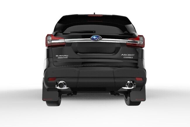 Rally Armor Black UR Mud Flap with Silver Logo For 2018-2020 Subaru Ascent