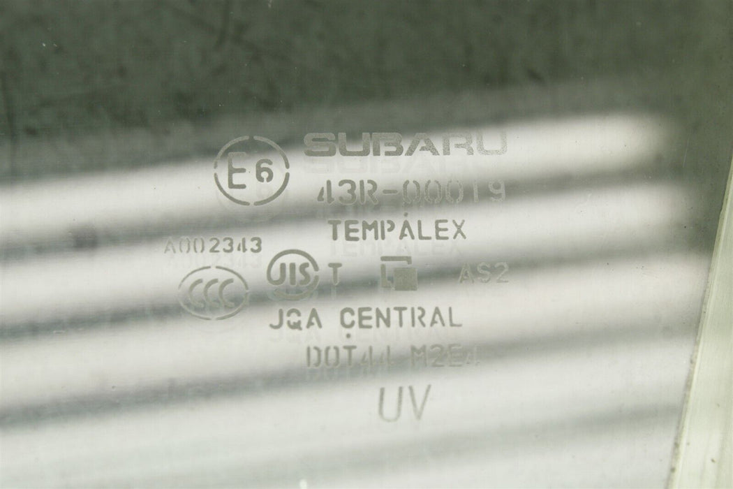 2012 Subaru Impreza WRX STI Driver Front Left Window Glass Assembly OEM 08-14