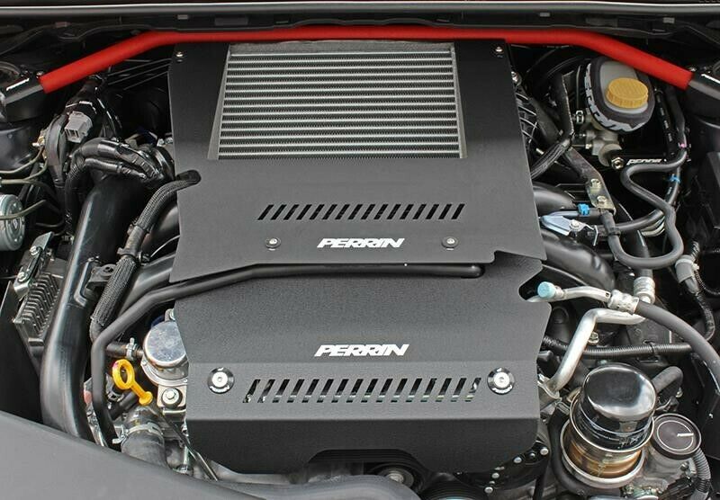 Perrin Engine Cover Kit Black for 15-20 Subaru WRX PSP-ENG-165BK