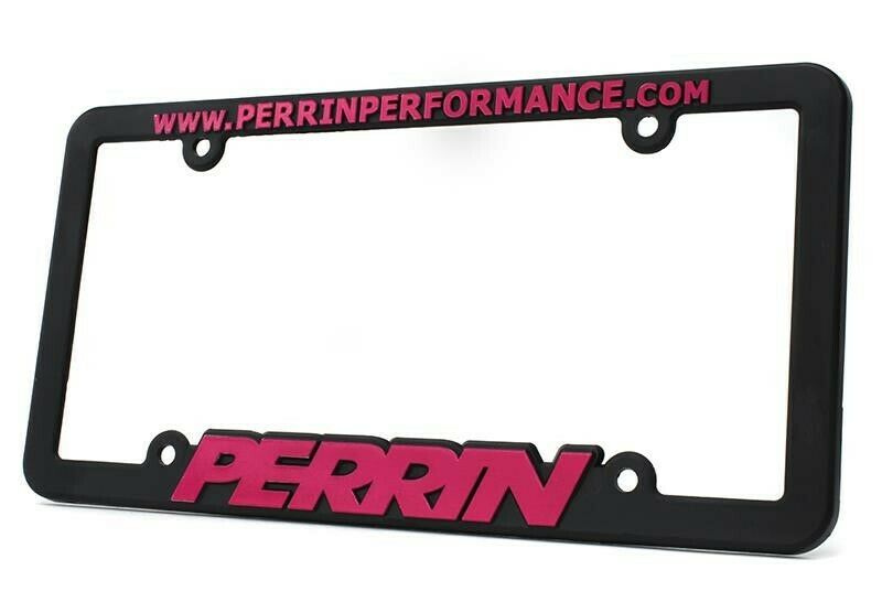 2 Pack Perrin Performance Plastic License Plate Frame ASM-BDY-500 PINK
