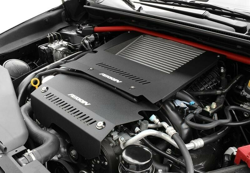Perrin Engine Cover Kit Black for 15-20 Subaru WRX PSP-ENG-165BK