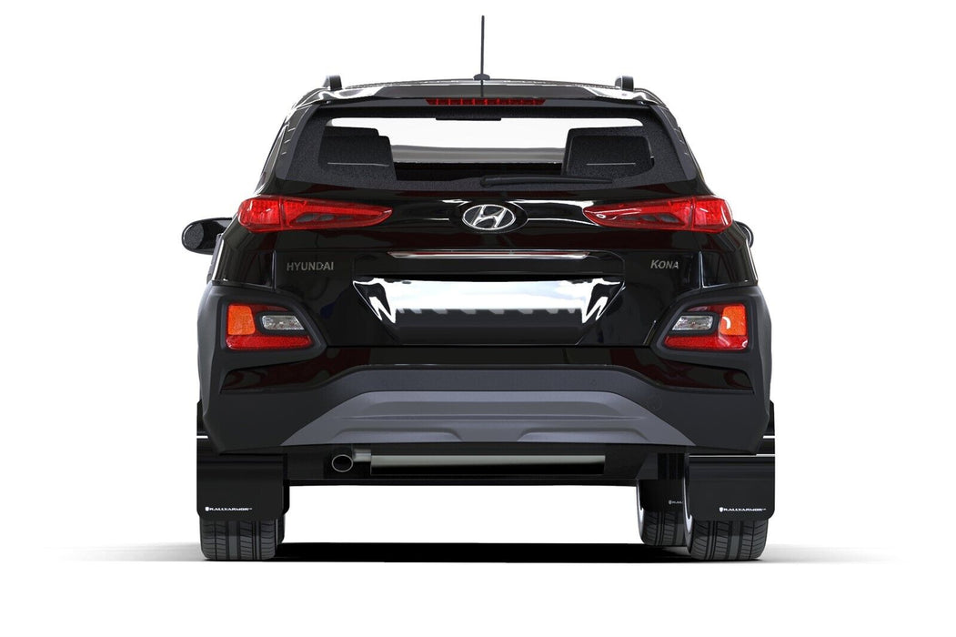 Rally Armor Black UR Mud Flap Red Logo for 2018-21 Hyundai Kona