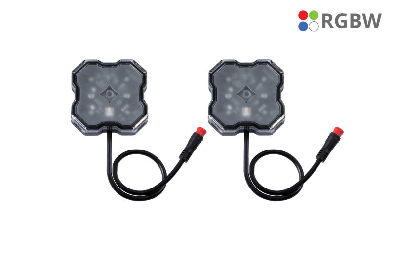 Diode Dynamics Stage Fits Series RGBW LED Rock Light (Add-on 2-pack)