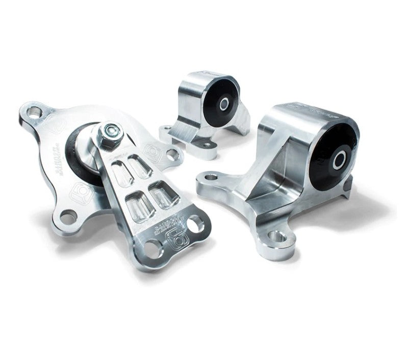 Innovative Fits 02-06 Acura RSX K-Series Silver Aluminum Mounts 95A Bushings