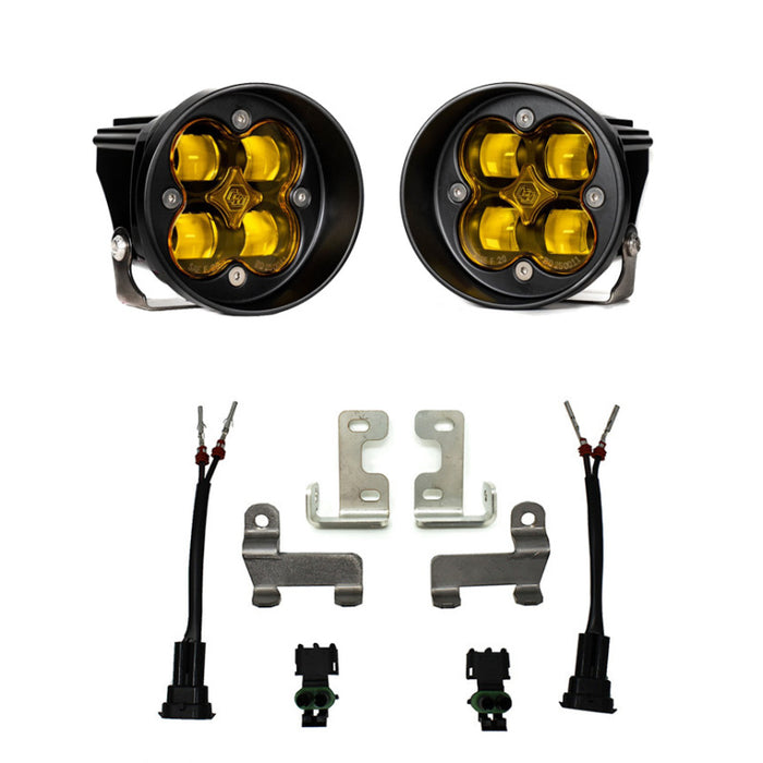 Baja Designs Fits 2016+ Toyota RAV4 Squadron Fog Light Pocket Kit -Amber