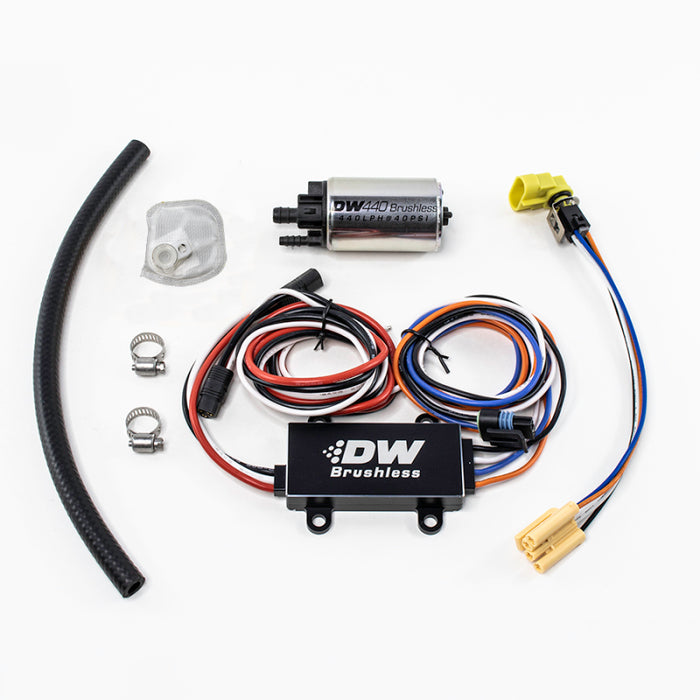 DeatschWerks DW440 440lph Brushless Fuel Pump Fits W/ PWM Controller