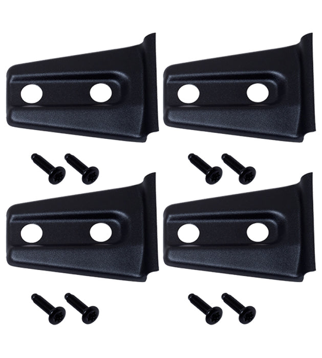 Kentrol Fits 07-18 Jeep Wrangler JK Door Hinge Overlays 4 Pieces 2 Door -