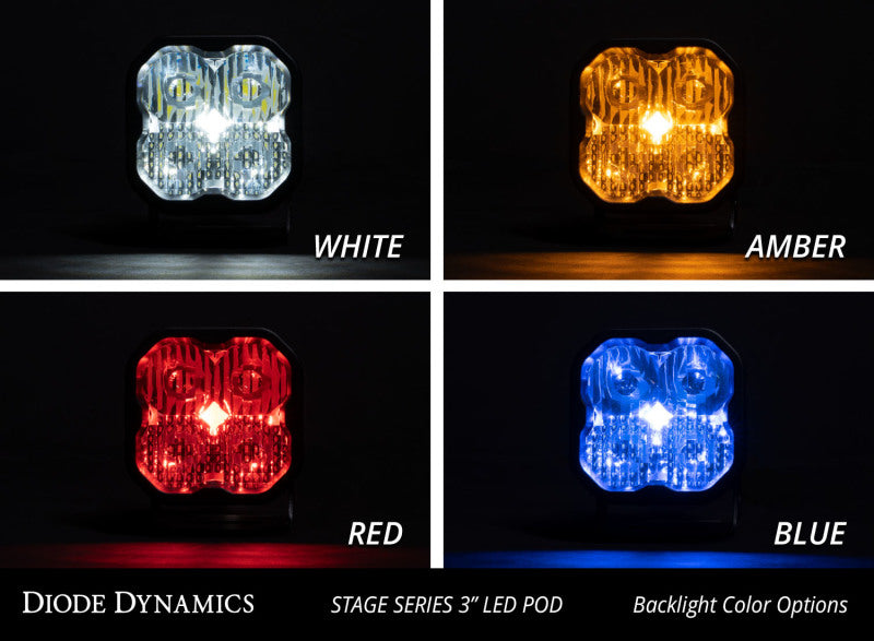 Diode Dynamics Fits SS3 LED Pod Max - White Combo Standard (Pair)