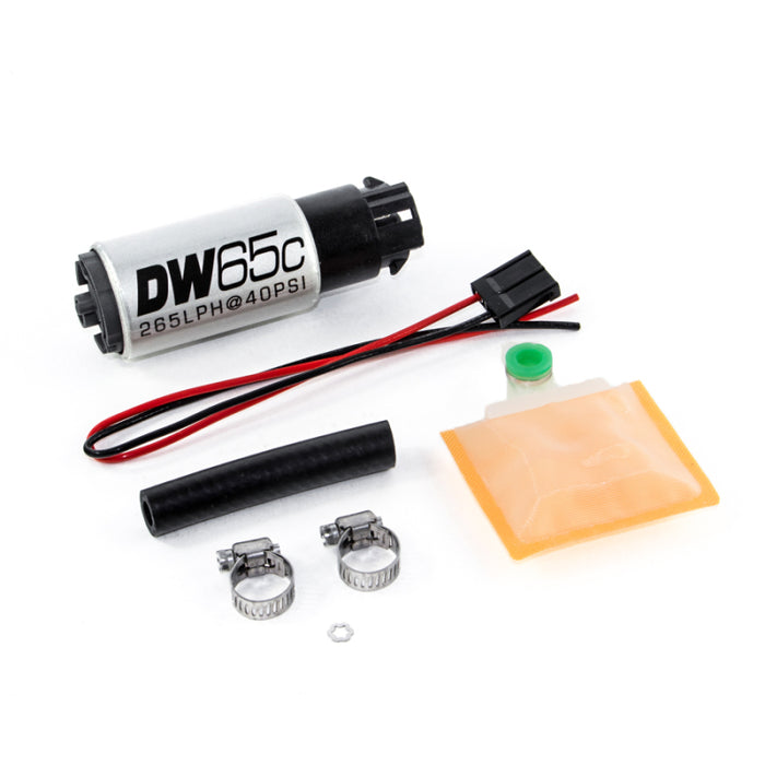 DeatschWerks Fits 265 LPH Compact In-Tank Fuel Pump W/ Clips &amp; Universal