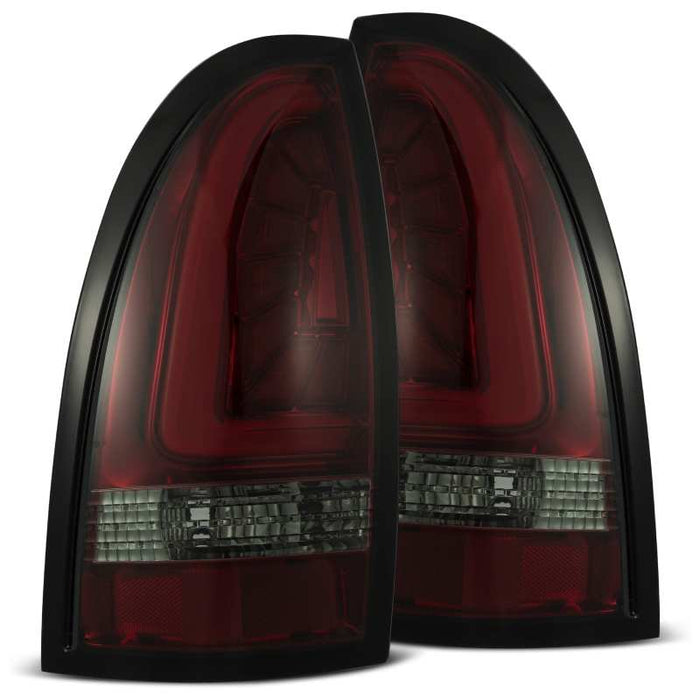 AlphaRex Fits 05-15 Toyota Tacoma PRO-Series LED Tail Lights Red Smoke