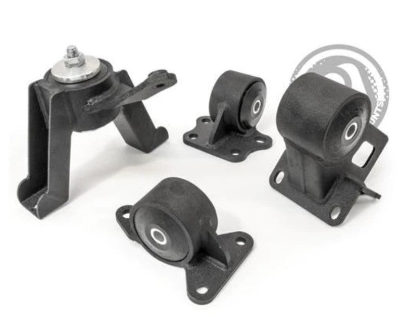 Innovative Fits 00-05 Toyota MR2 Spyder 1ZZ Black Steel Mounts 60A Bushings