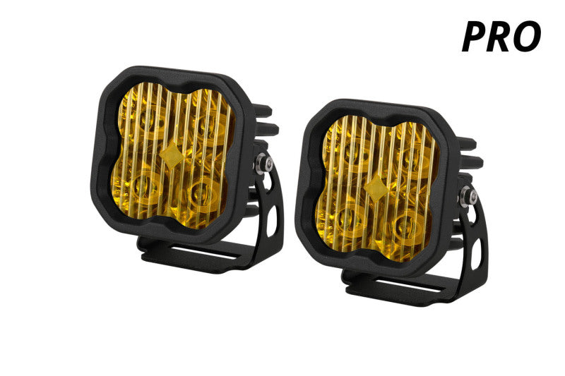 Diode Dynamics Fits SS3 Pro ABL - Yellow Flood Standard (Pair)