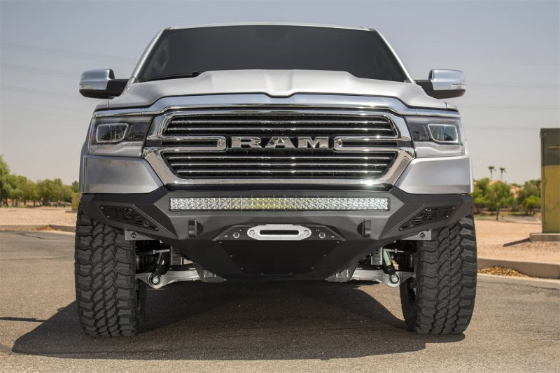 Addictive Desert Designs Fits 19 Ram 1500 Stealth Fighter Front Bumper W/ Winch