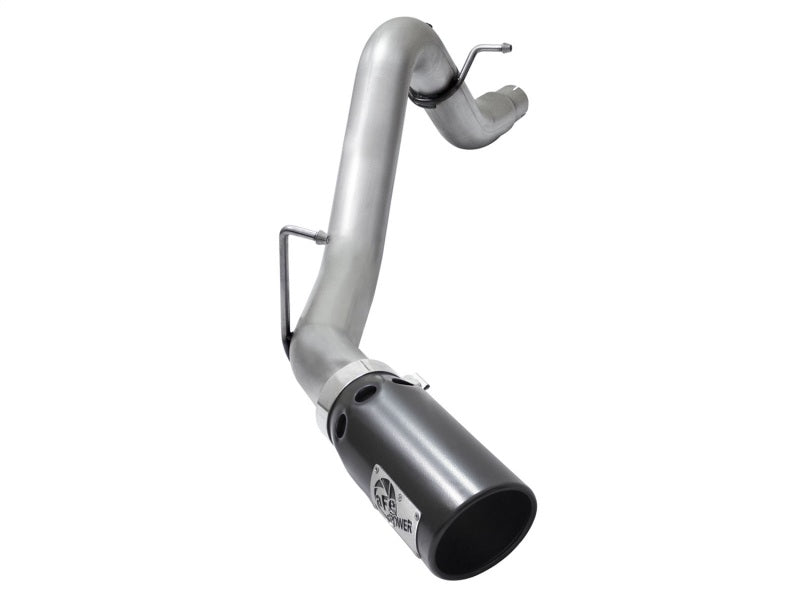 aFe LARGE BORE Fits HD 3.5in DPF-Back Alum Exhaust W/black Tip 2016 GM