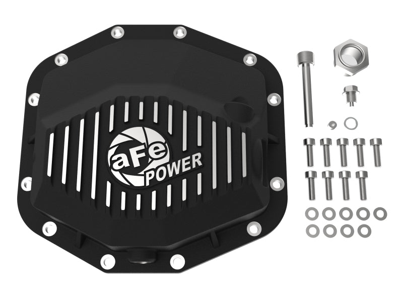 aFe POWER 21-22 Fits Ram1500 TRX Hemi V8 6.2L PRO Series Rear Diff Cover Black