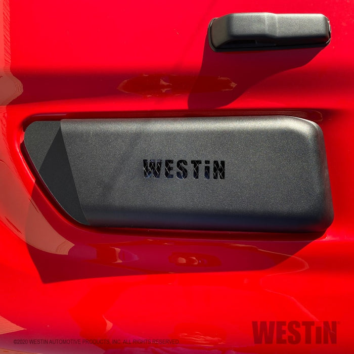 Westin Fits 18-20 Jeep Wrangler JL 2dr LED Hood Scoops - Textured Black