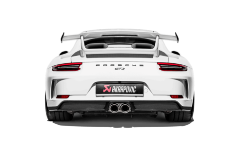 Akrapovic S-PO/TI/8-TP Slip-On Race Line Exhaust for 14-19 Porsche 911 GT3 991.2