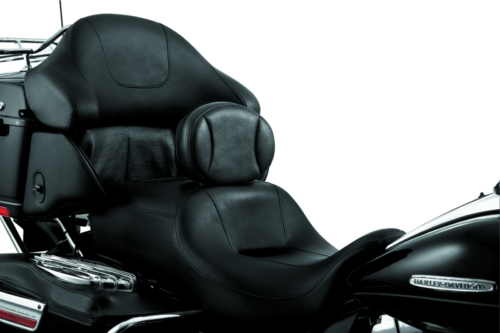 Kuryakyn 1670 Plug-In Driver's Backrest for Harley Touring 97-20 w/ Slotted Seat