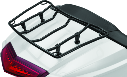 Kuryakyn 7149 Multi-Rack Adjustable Trunk Luggage Rack Gloss Black