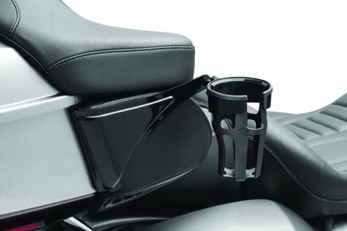 Kuryakyn Black Passenger Reflex Drink Holder 6487