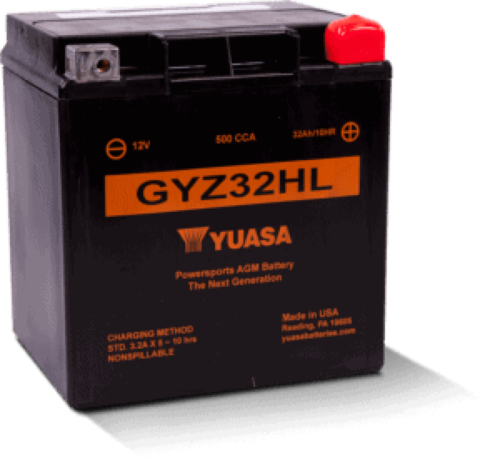 Yuasa GYZ High Performance Maintenance Free Battery GYZ32HL #YUAM732GHL