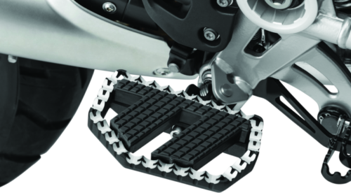 Kuryakyn 3285 Riot Black Universal Motorcycle Mini Floorboard Kit for Harley