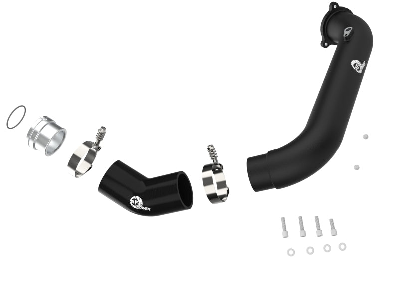 aFe BladeRunner Black Fits 2-3/4in Aluminum Charge Pipe 2021 Toyota Supra GR