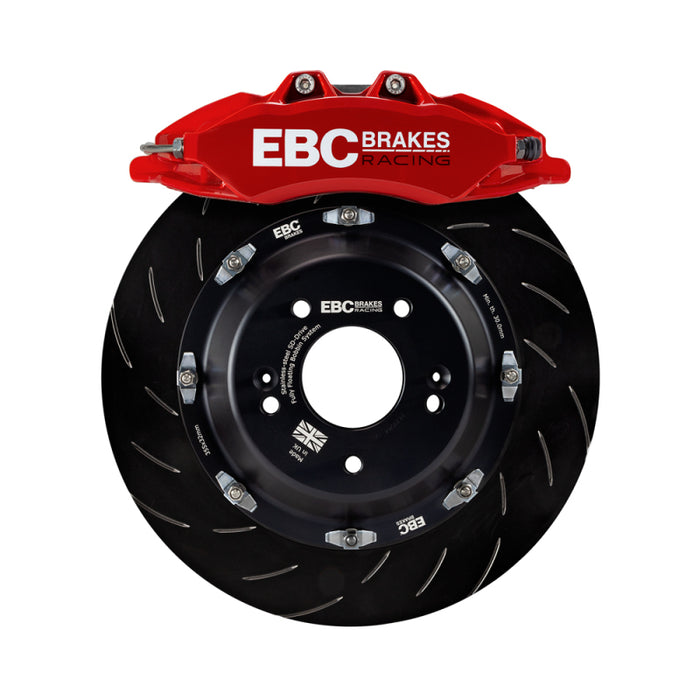 EBC Racing Fits 17-21 Honda Civic Type-R (FK8) Red Apollo-6 Calipers 380mm