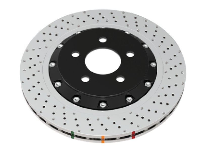 Dba Fits 2022+ Volkswagen Golf R Mk8 5000 Series Cross Drilled &amp; Dimpled 2