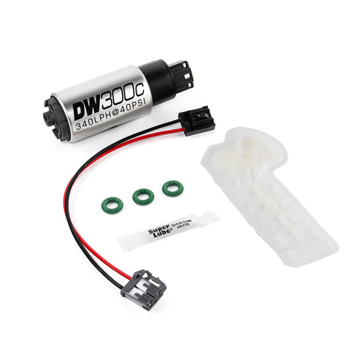 DeatschWerks 340lph Fits DW300C Compact Fuel Pump W/ 12+ Scion FR-S/BRZ / 15 WRX