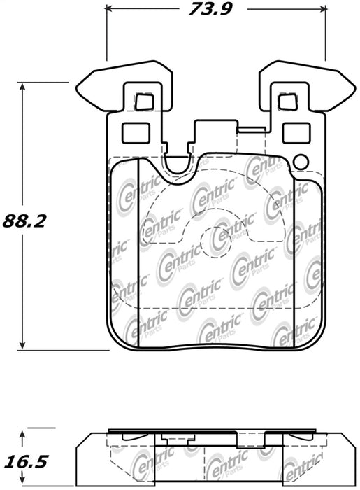 Stoptech Street Performance Brake Pads Fits BMW F22 M235i/F30 335i/F32 435i -