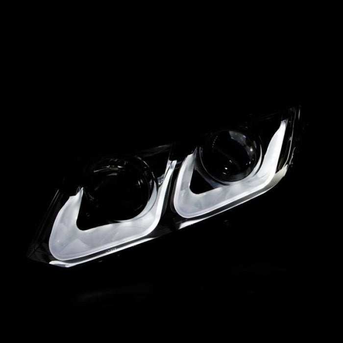 Anzo Fits 2012-2015 Honda Civic Projector Headlights W/ U-Bar Chrome