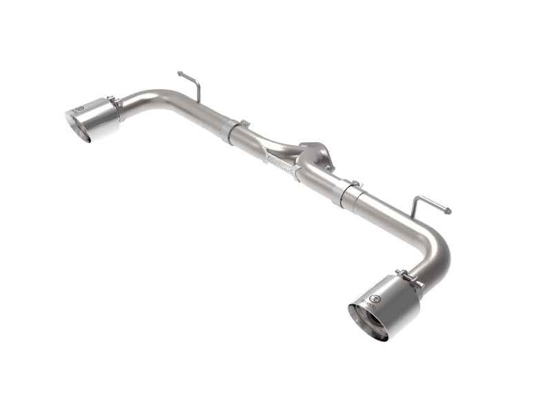 aFe Takeda Fits 2-1/2in 304 SS Axle-Back Exhaust W/ Polished Tips 14-18 Mazda 3