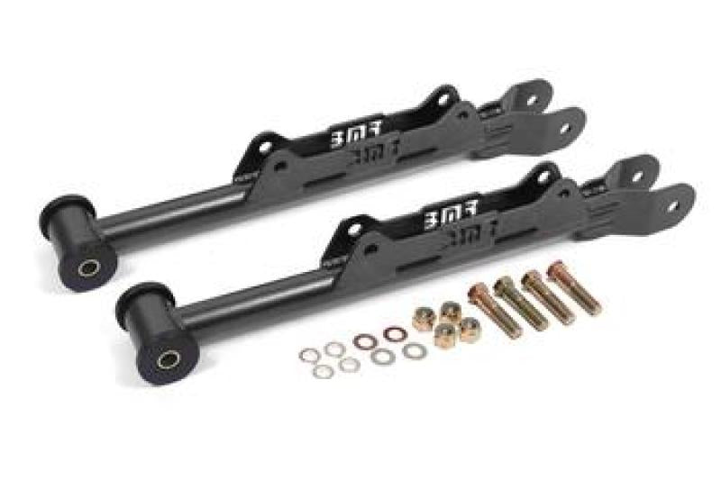 BMR Fits 2010-2015 Chevrolet Camaro Rear DOM Lower Control Arms - Black