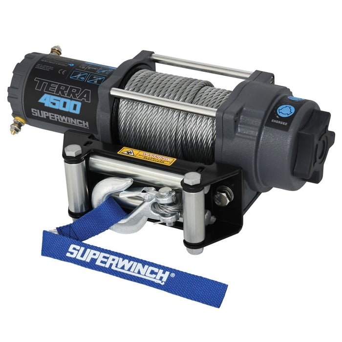 Superwinch Fits 4500 LBS 12V DC 15/64in X 50ft Steel Rope Terra 4500 Winch -