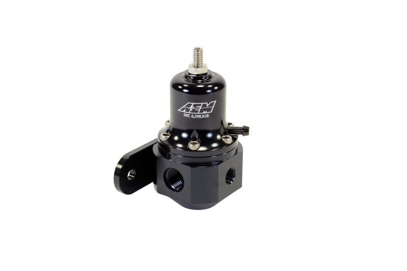 AEM Fits High Capacity Universal Black Adjustable Fuel Pressure Regulator