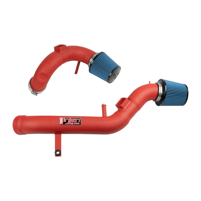 Injen 2015 M3/M4 Fits 3.0L Twin Turbo Wrinkle Red Short Ram 2pc. Intake System