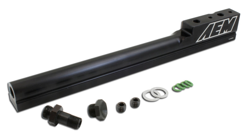 AEM Fits 94-01 Integra Black Fuel Rail