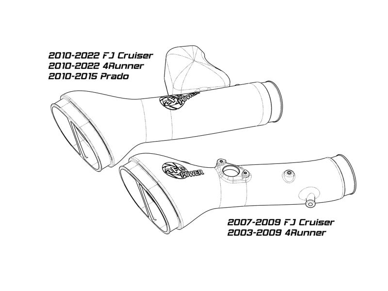 aFe Momentum Fits GT Pro 5R Cold Air Intake System 07-17 Toyota FJ Cruiser