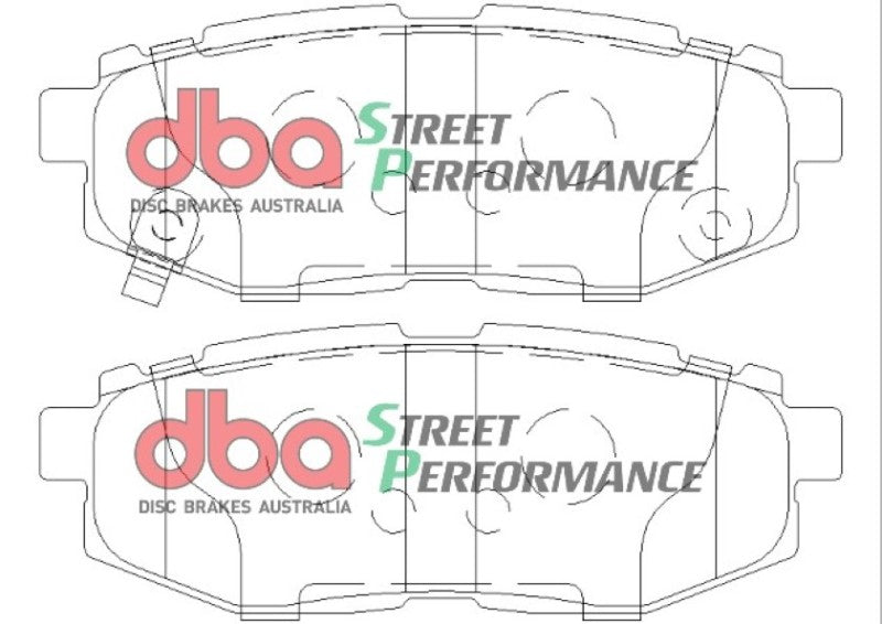 Dba Fits 11+ Subaru Legacy GT SP500 Rear Brake Pads