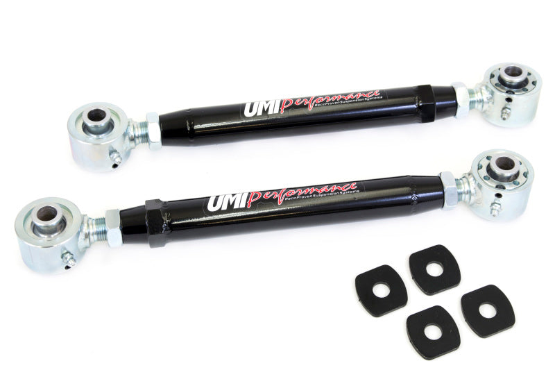 UMI Performance Fits 08-09 Pontiac G8 10-14 Camaro Toe Rods Adj Roto-Joint