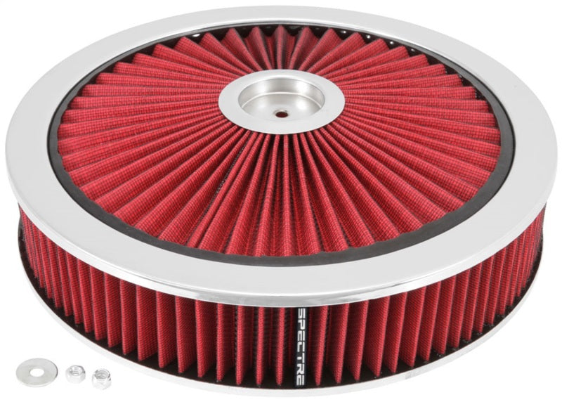 Spectre ExtraFlow HPR Fits Air Cleaner Assembly 14in. X 3in. - Red