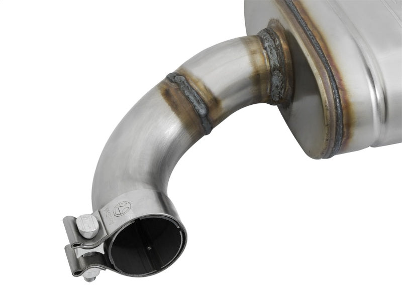 aFe MACHForce Fits XP 2.5in 409 Stainless Axle Back Exhaust W/ Black Tips 15-17