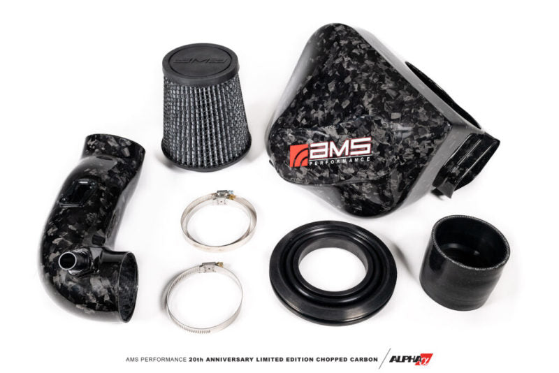 Ams Fits Performance 2020+ Toyota Supra A90 Chopped CF Cold Air Intake System